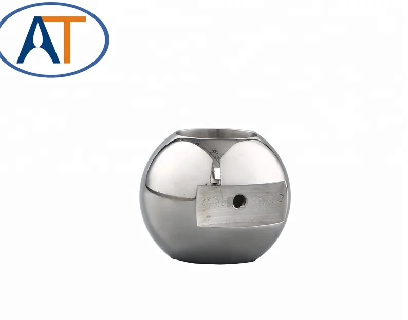 
China supplier explosion proof hole stainless steel straight through floating valve ball for ball valves 