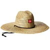 Wholesale Customized Cheap Mexico Straw Sombrero Wide Brim Beach Surf Lifeguard Hat For Men&Women