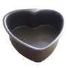 Commercial Non Stick Baking Heart Shape Cake Pan Aluminum Alloy 6/8/10 Inch Birthday Cake Mould Bakery Production Baking Sheet