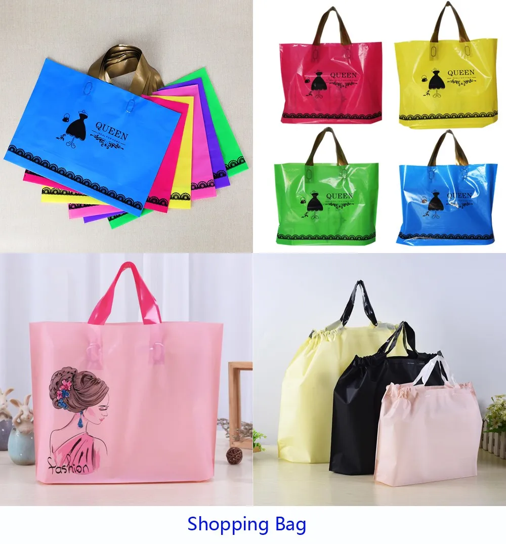 Boutique Die Cut Shopping Pouch Bag,Ldpe Patch Handle Bag,Personalized