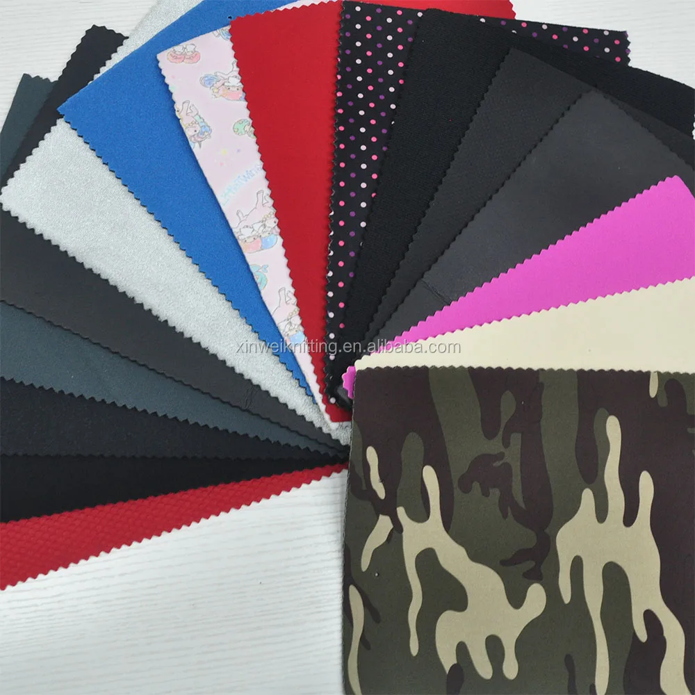 
1~10mm Colored Fabric Neoprene with polyester Fabric Coated 