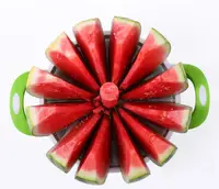 

Wholesale New Modern Kitchen Utensils Gadgets Stainless Steel Watermelon Slicer Corer/Apple Peeler Corer Slicer Machine