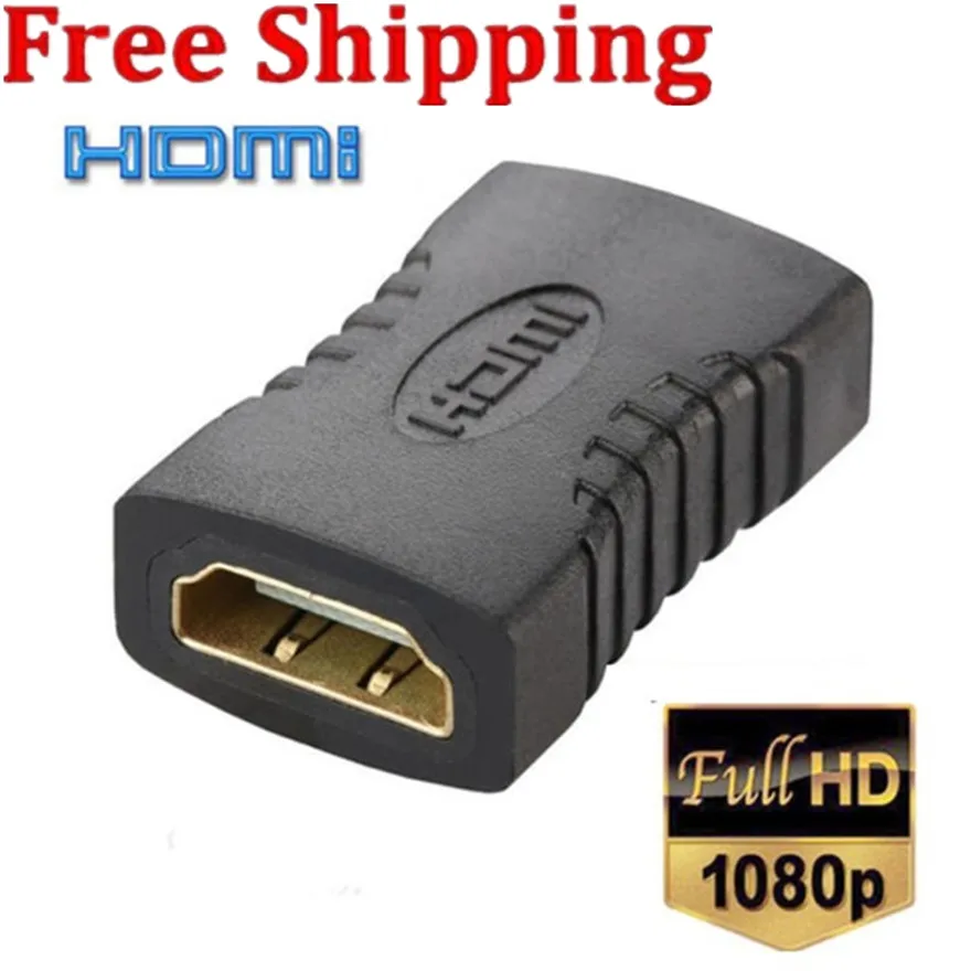

V1.4 HDMI Female to Female F/F Coupler Extender Adapter Plug 1080P HDMI Cable Extension Connector Converter Head