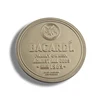 China supplier new product metal silver coaster/cup pads with engraved logo