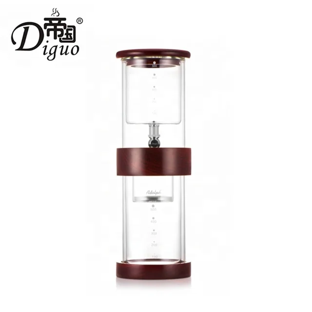 

Diguo Hot Selling 500ml Pyrex Glass Pour Over Coffee Ice Drip Coffee Cold Brew Coffee Maker Set