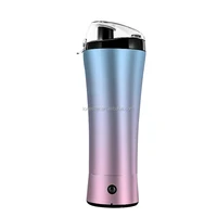 

Most popular products stainless steel 400ml battery automatic shaker bottles for protein drink with Fixed stirring rod