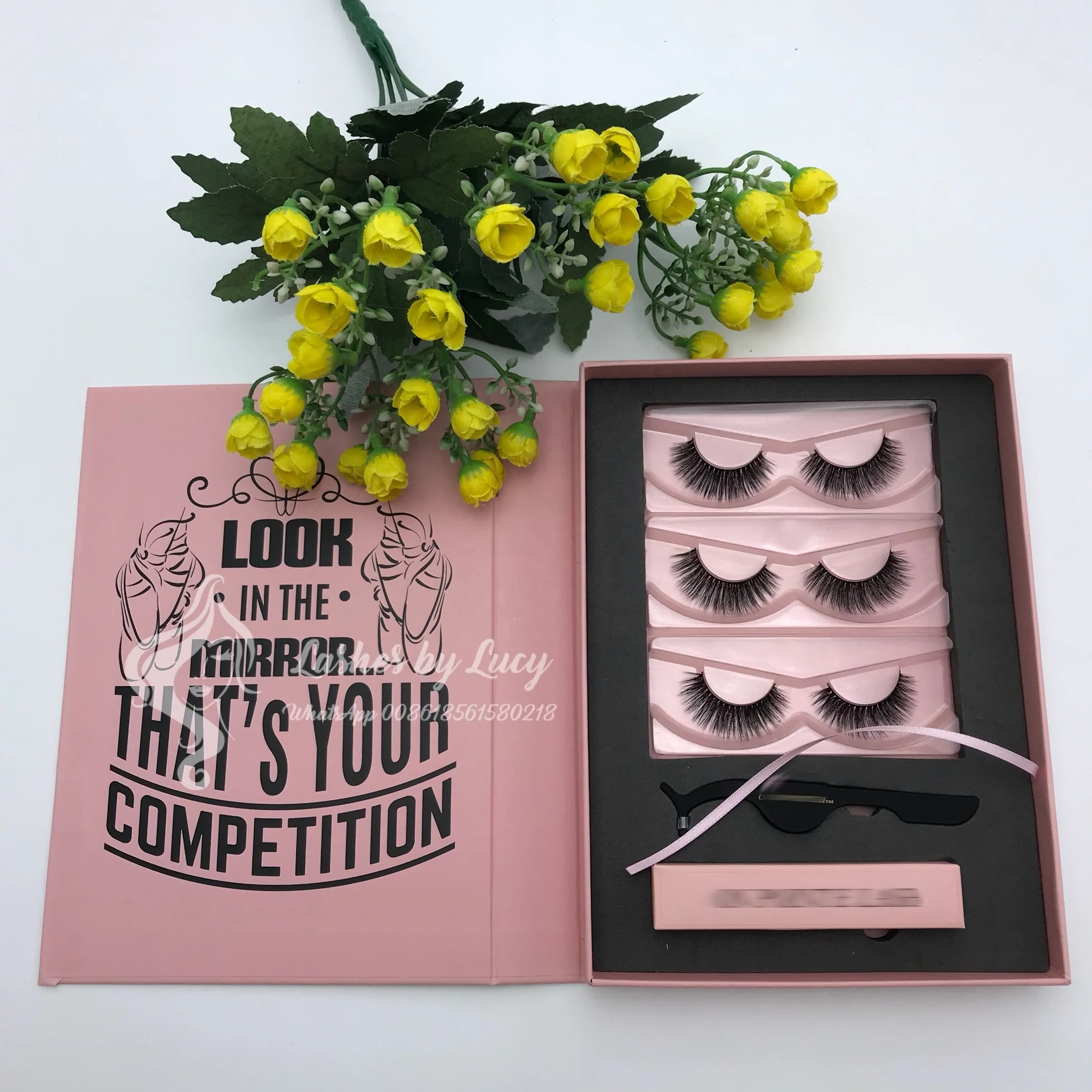 

25mm 3d mink big eyelash hot selling long length eyelash, N/a