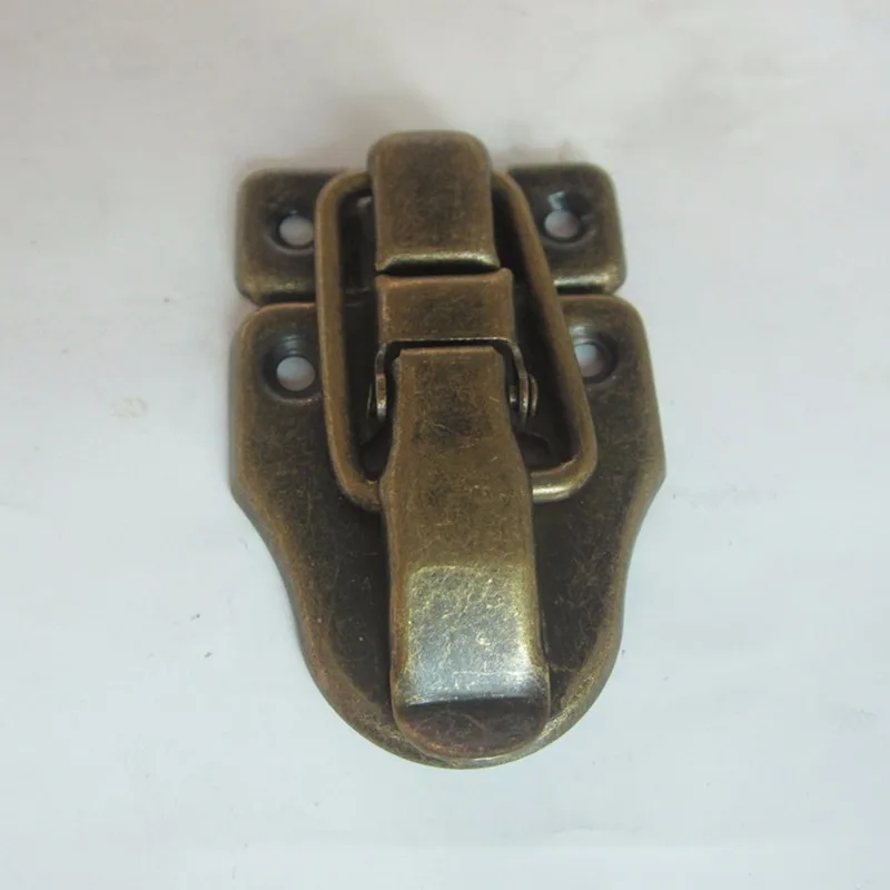 Lot De 2 Serrures à Bec De Canard – Loquet Bascule Rétro Pour Coffre Ou Boîte – Bronze