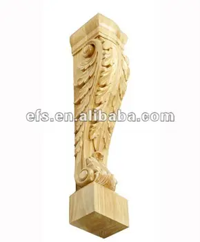 Classical Carved Antique Decorative Eco Friendly Unfinished Hand