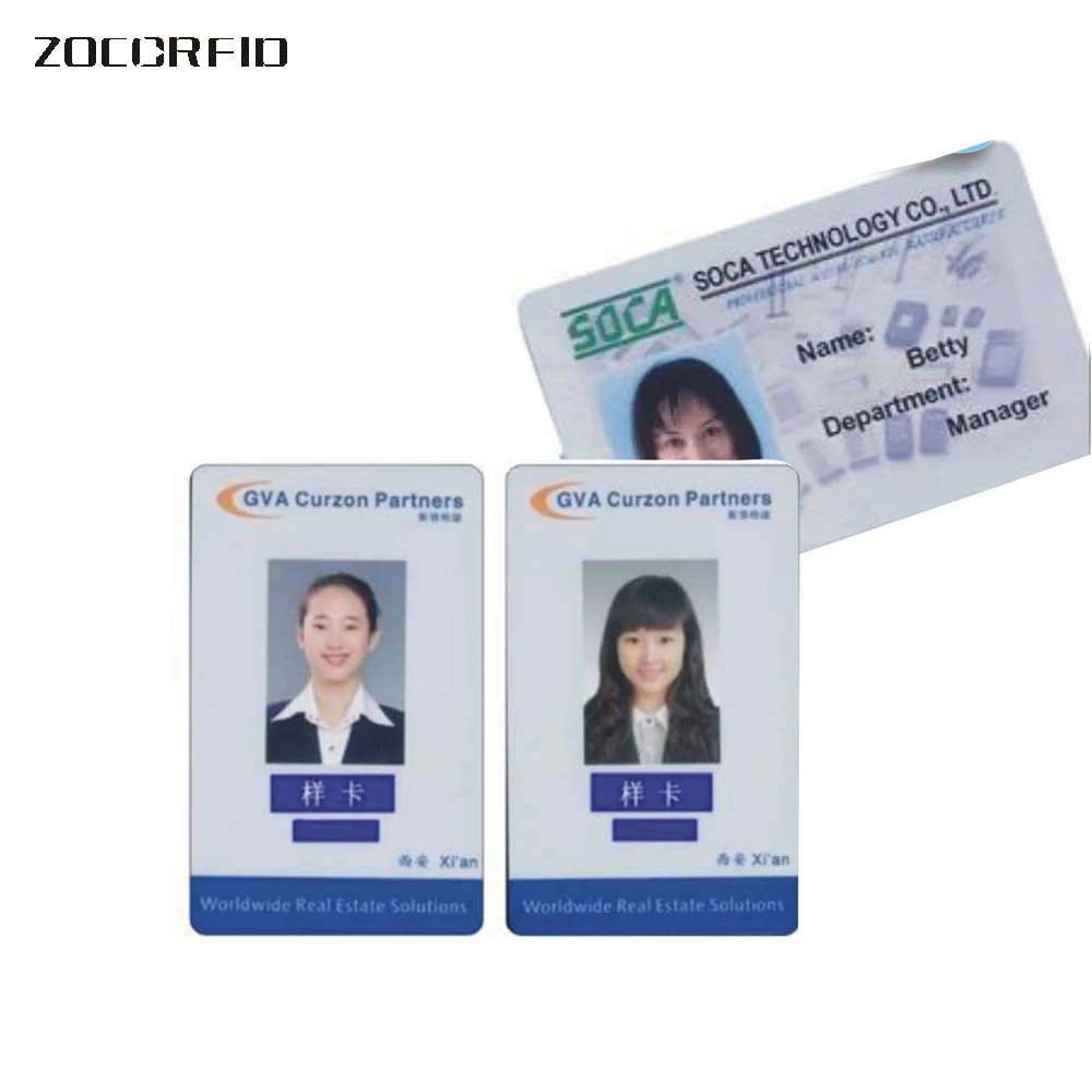 

Plastic Printing Facebook School/Office ID card with photo for access control system
