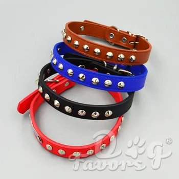 En Cuir Coloré Petits Colliers De Chien Collier Pour Animaux De Compagnie En Peluche Cou Bichon Frisé Harnais Chihuahua Laisse Chat Slimsy Collier