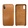 For Apple Luxury Leather Case With Logo Back Cover For iPhone XS MAX 6.5 Inch Soft Microfiber Protective Slim Cover