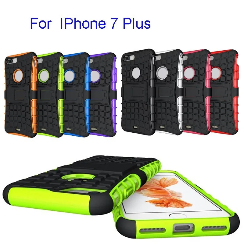 2016 hot sell Hybrid Rugged Rubber Shockproof Case for iphone7 7 plus for Apple iphone 7 7 plus pro 6 6s 6 plus 5 5se
