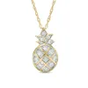 Wholesale 925 Sterling Silver Pineapple Pendant Necklace