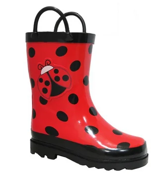 Quality Adult Ladybug Rain Boots 
