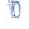 Wholesale factory stainless steel AISI316 304 5mm-11mm marine oval lanyard straight snap hook