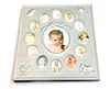 Latest design souvenir 12 months aluminum baby photo frame