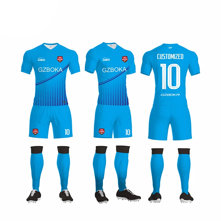 

Wholesale custom blank soccer uniforms club football jersey thailand quality