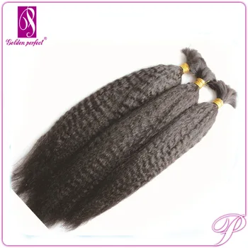 Unprocessed 5a Grade African Hair Braiding 100 Human Hair Weave