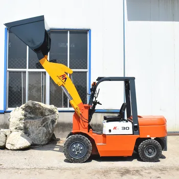 Engine Powered Diesel Forklift With Bucket Attachments View Engine Powered Forklift Steel Camel Product Details From Shandong Honest Machinery Co Ltd On Alibaba Com