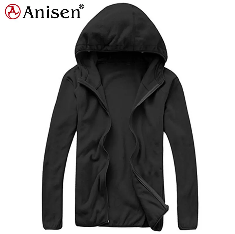 

wholesale clothing custom logo and color light polar fleece hoodies mens jacket, Custom color