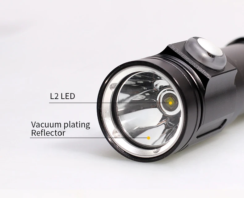 2018 new professional underwater photography L2 fill light LED diving flashlight
