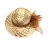 Wholesale 100%PAPER Material raffia straw weaving hat