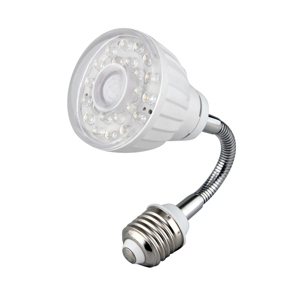 E27 Led Ir Infrared Pir Detector Flexible Tube Motion