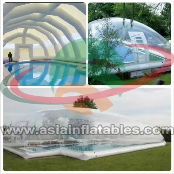 inflatable pool dome