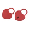 padlock Ivoduff Mini Padlock Lock Gift Box, Pink Love Heart Lock For Wedding Gift