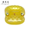 Wholesale cartoon smile face pvc inflatable sofa for kids