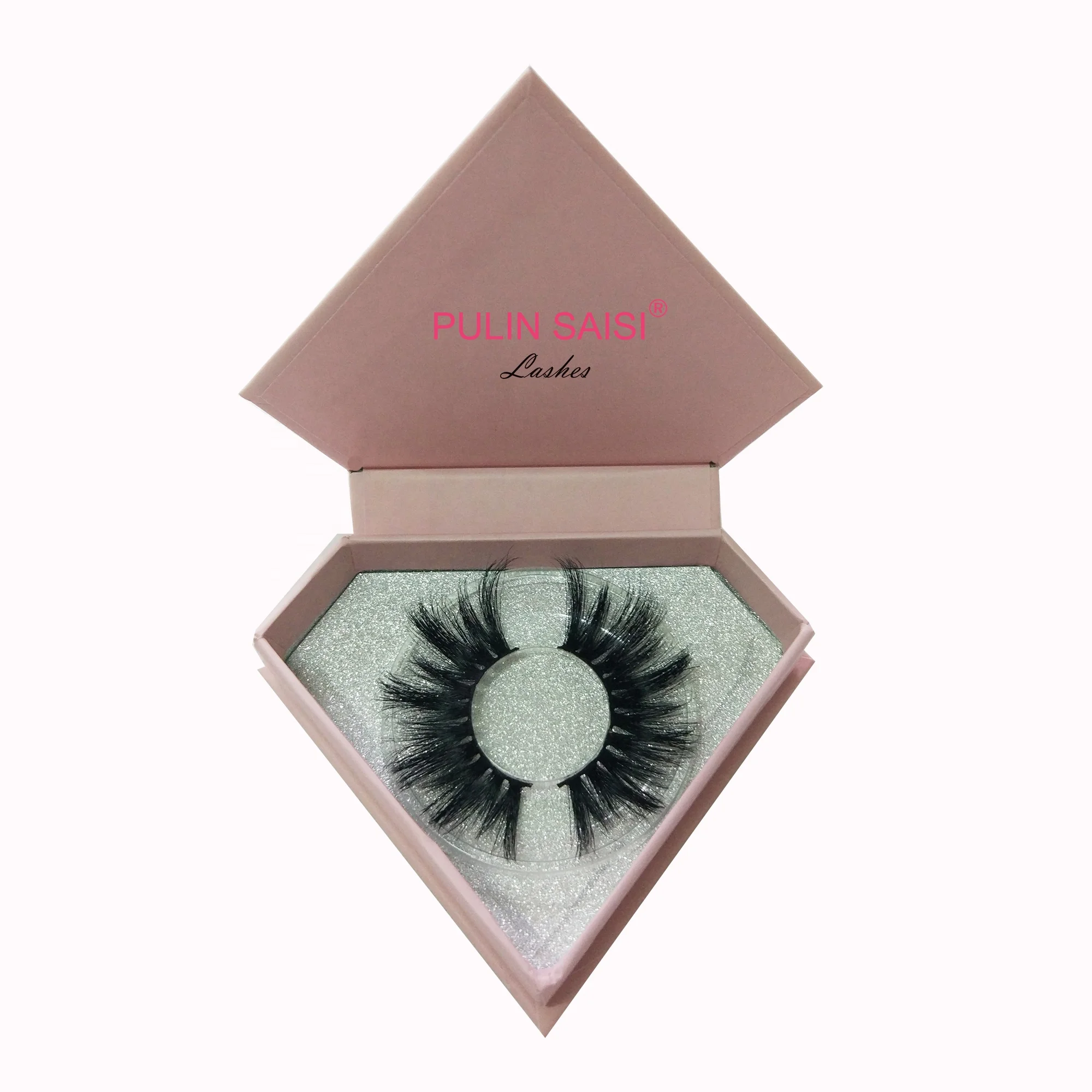 

False Eyelashes 3d private labelling of mink lashes, Natural black