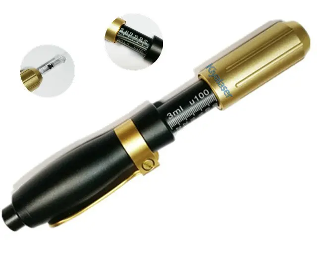 

Injector Hyaluronic Acid Pen for Lips Filling, Black gold