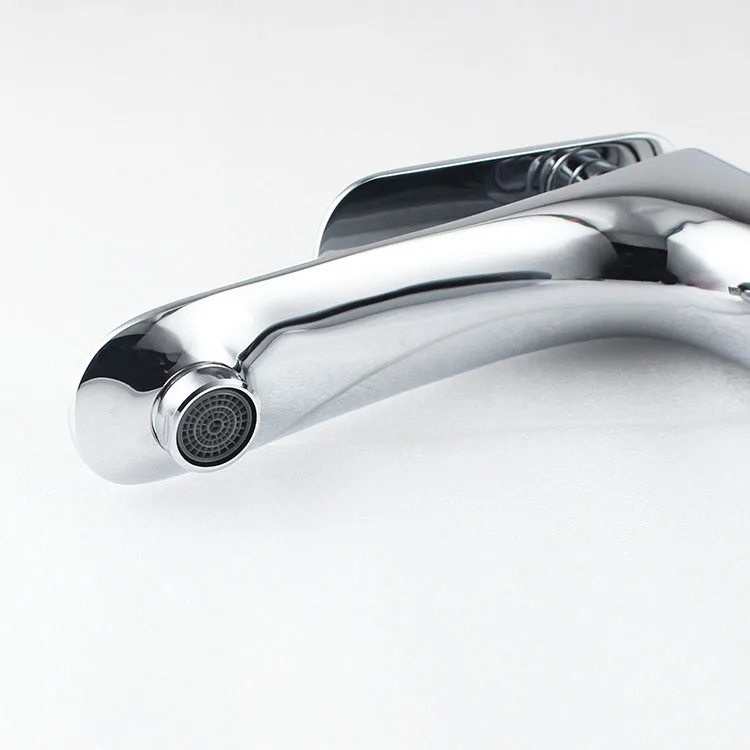 Joinsun brass modern water faucet single handle mixer single lever basin tap
