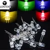 Lonten New DIY Electric Unit High quality 500Pcs 5 Colors 5mm F5 Ultra Bright Round LED Diode Kit Red / Green / Blue / White / Y
