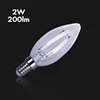Popular LED filament E12 E14 Base 360 Degree candle light bulbs C35 CE EMC RoHs certificate
