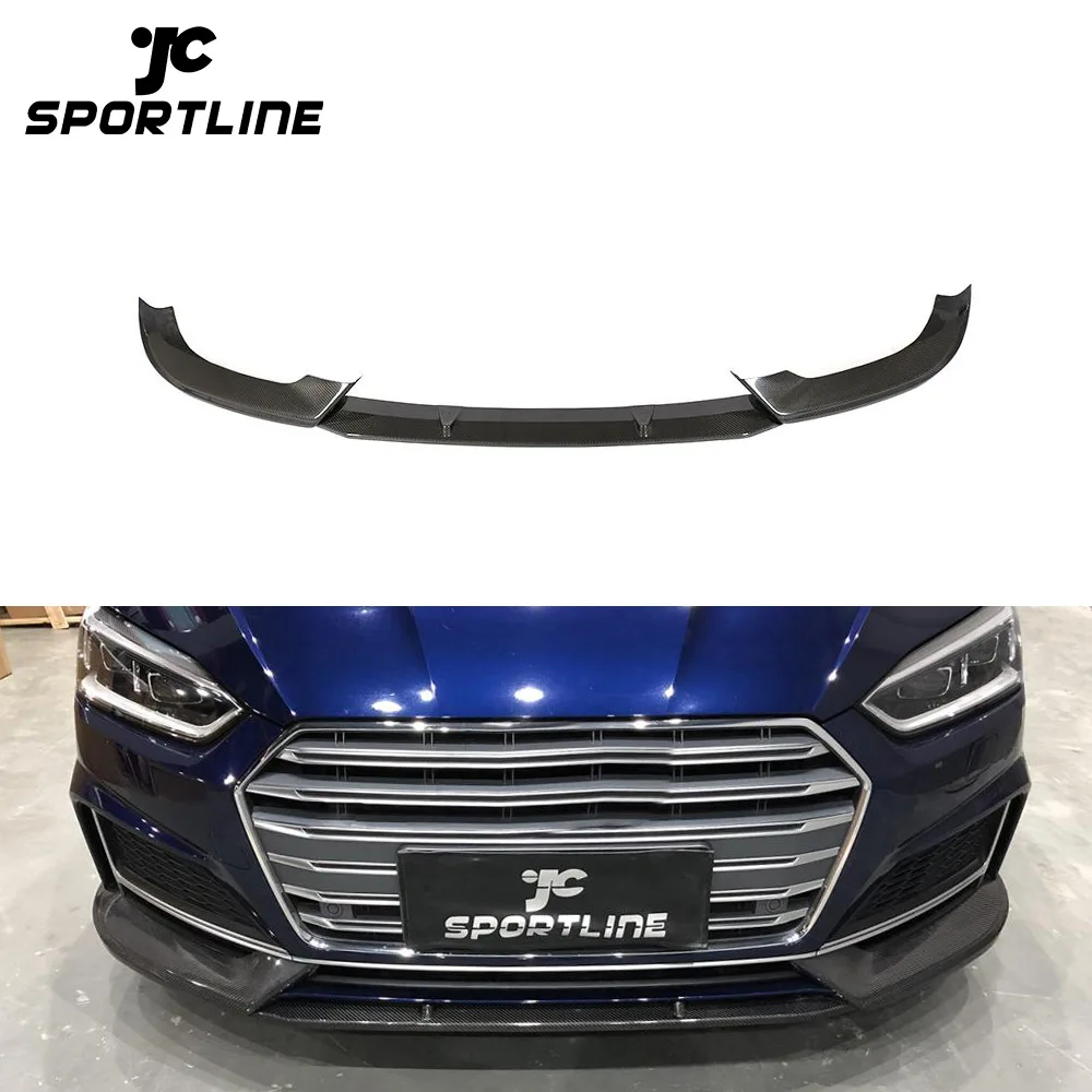 

Facelift S5 Carbon Fiber Front Lip Splitter for Audi S5 B9 A5 SLINE 2017 2018 2019