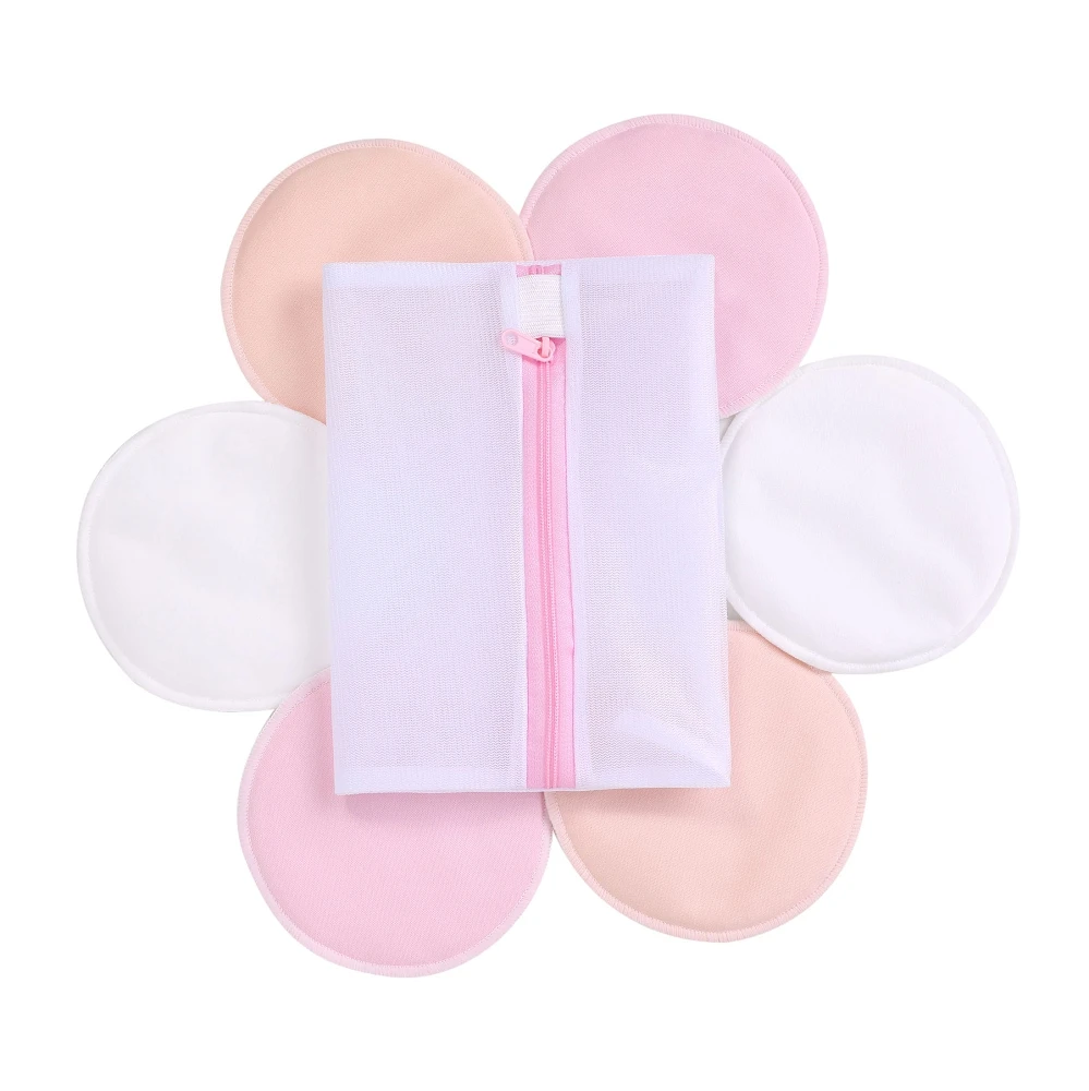 
super soft Organic bamboo Ventilation nursing pads,bra pads with laundry bag  (62041219463)