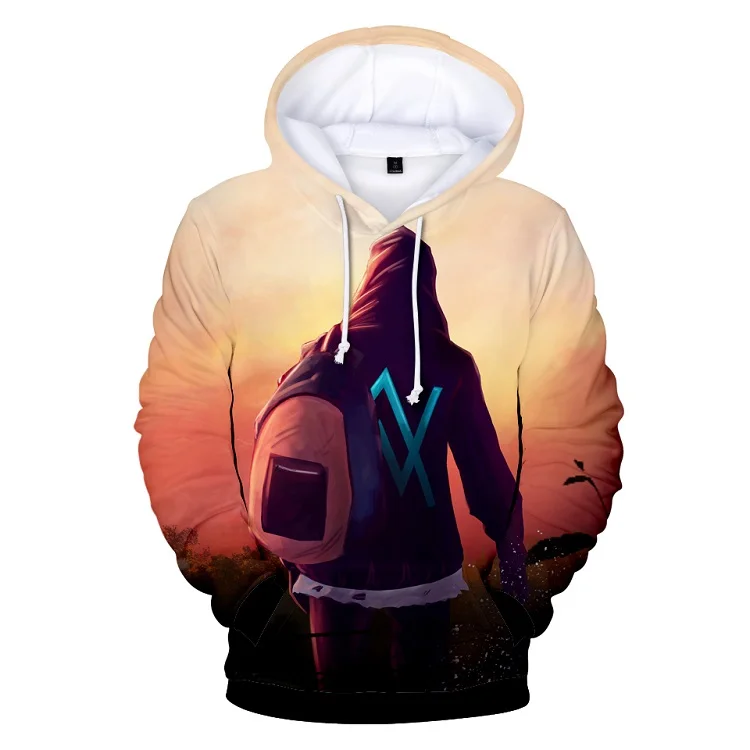 

3D full print high quality fashion heavy weight alan walker hoodie, N/a