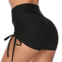 

Female Bow Tie Sport Shorts Women High Waist Yoga Breathable Gym Fitness Sport Shorts