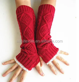 knitted hand warmers