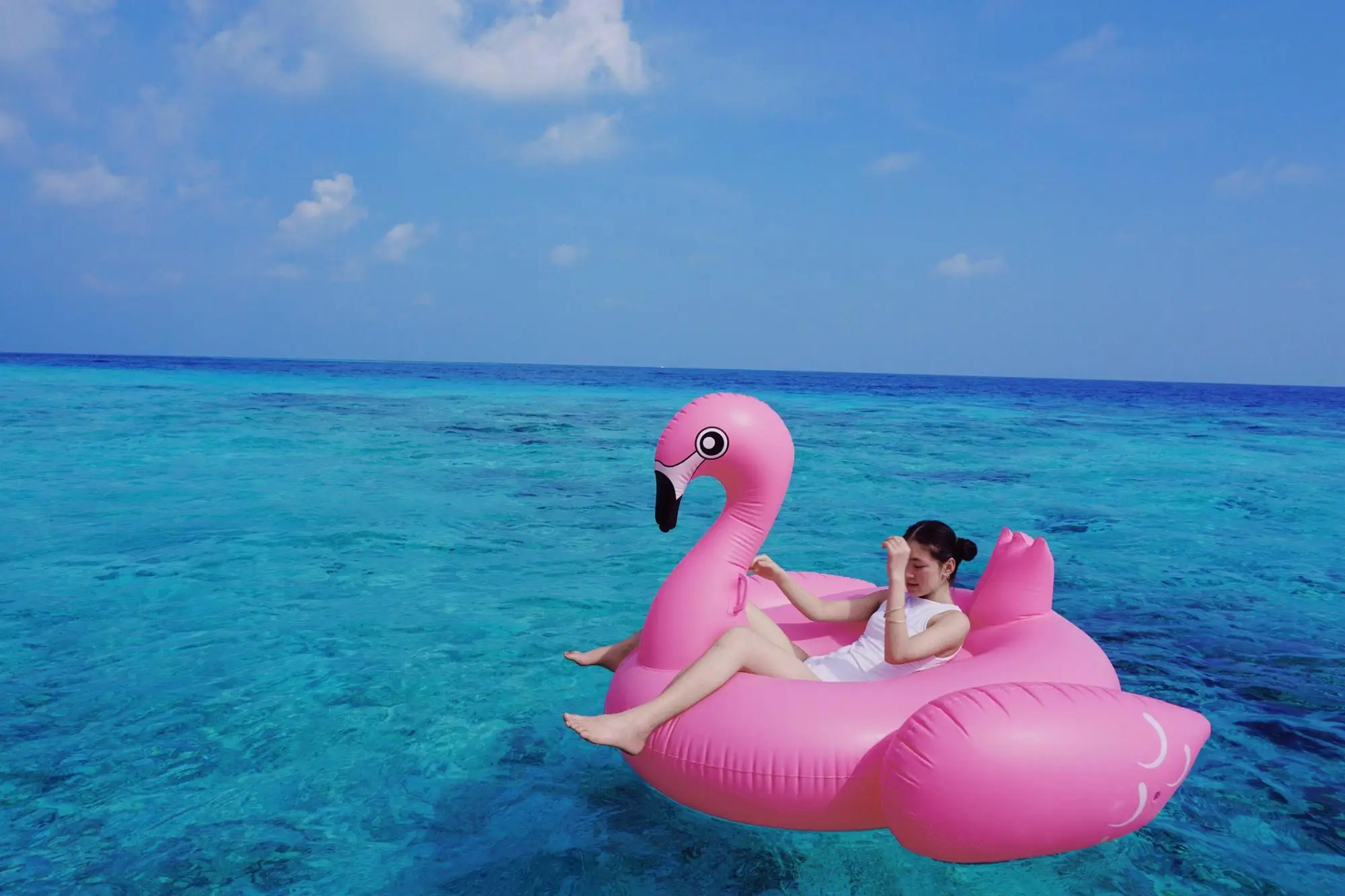 cheap inflatable flamingo