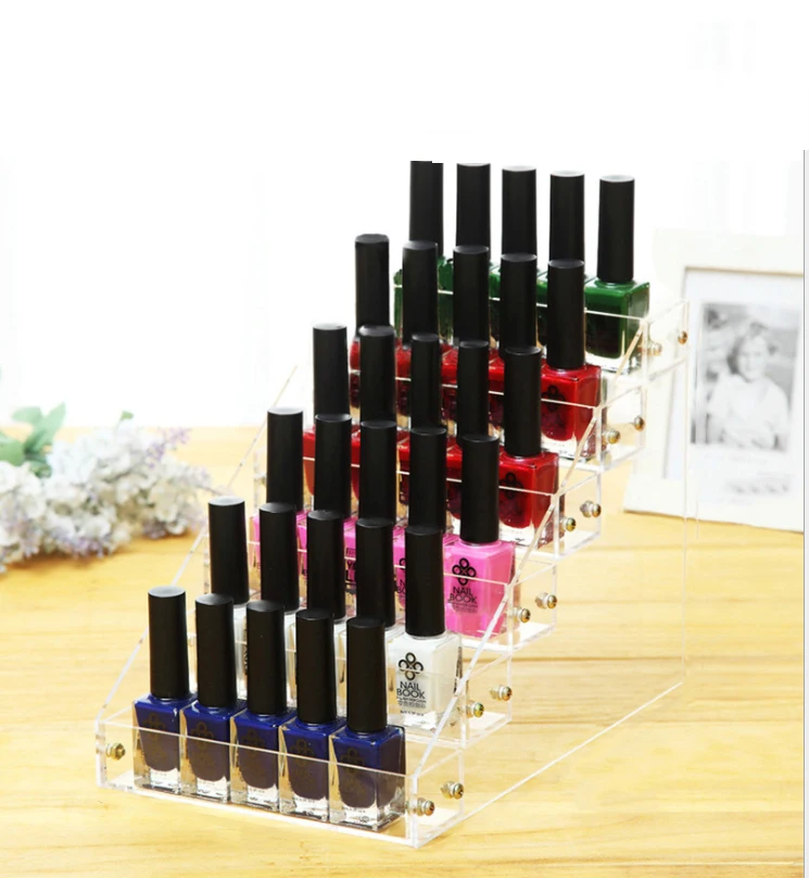 Practical Acrylic Essie Nail Polish Display Rack Nail Polish Display