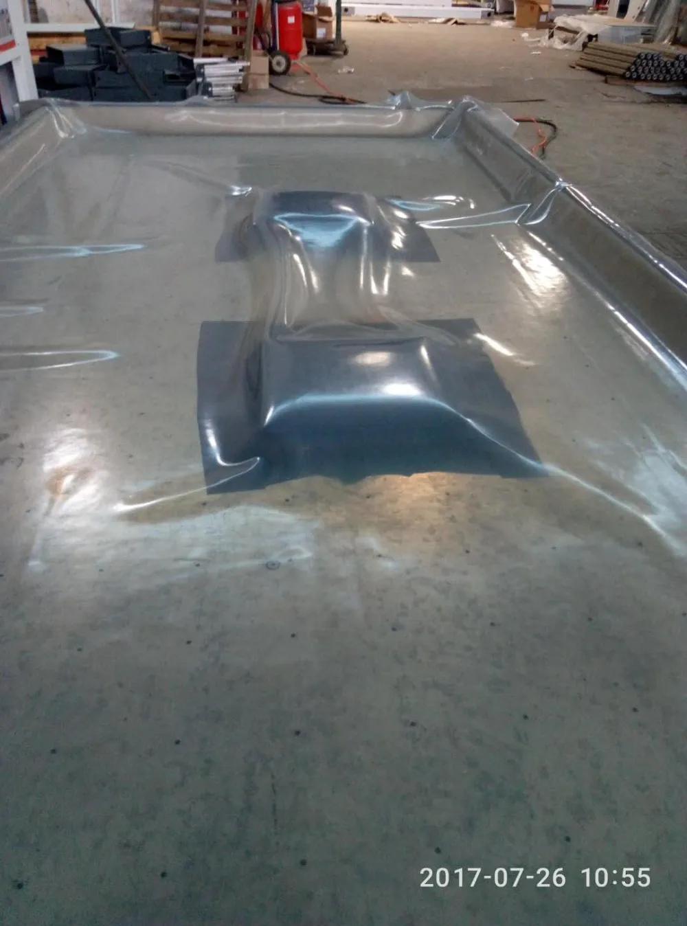 
Vacuum hot plate laminating machine can do PVC film 