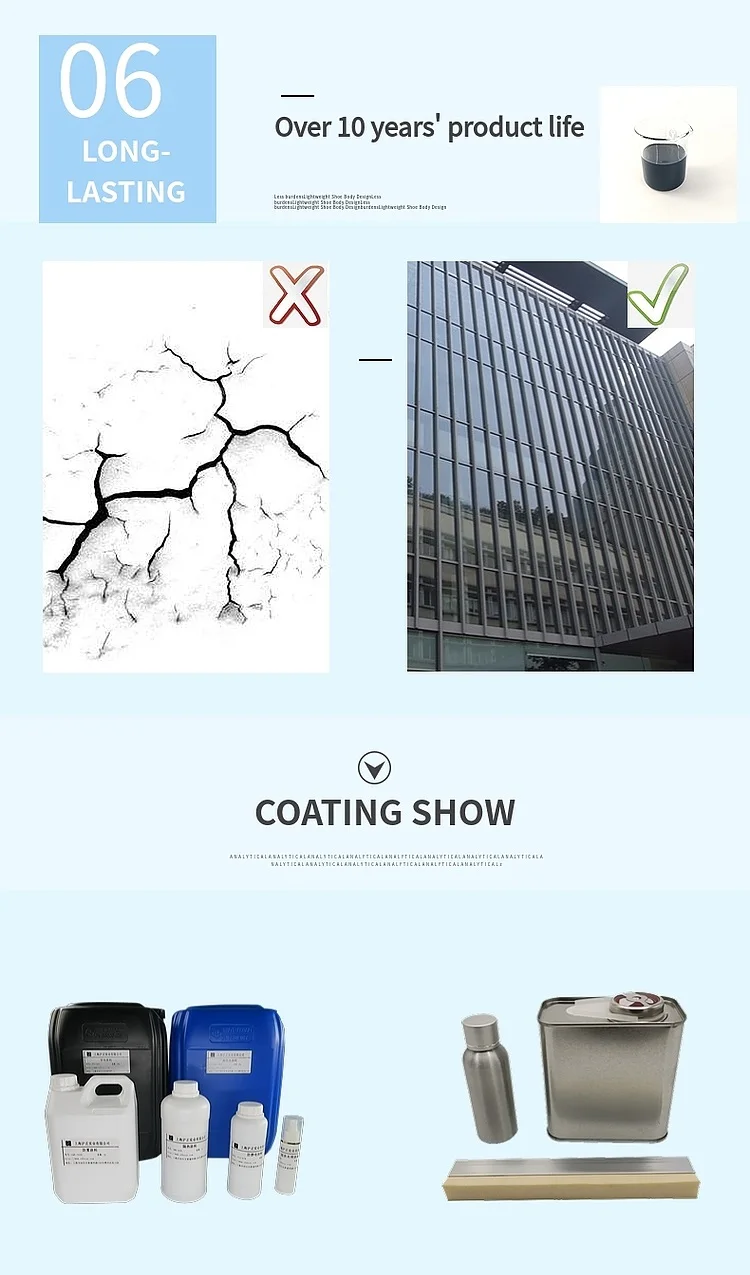 Nano Liquid Glass Thermal Insulation Coating Nano Ceramic Coating Nano