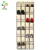China supplier eco-friendly household practical over the door hanging shoe organizer storage with 24 pockets
