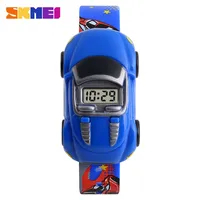 

skmei 1241 colorful car shape child kids children watches easy changeable strap no brand logo