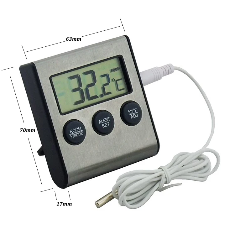 Hot Sell Digital Fridge Freezer Thermometer Refrigerator