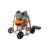 QMY4-45 electric movable machine produce concrete hollow block, solid bricks