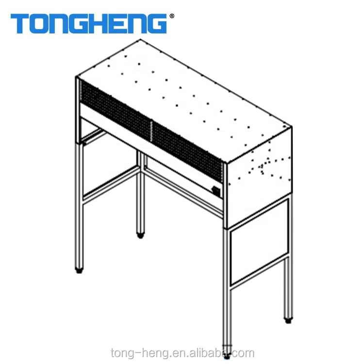 2017 New open kitchen equipment design tempered glass restaurant kitchen filters hood